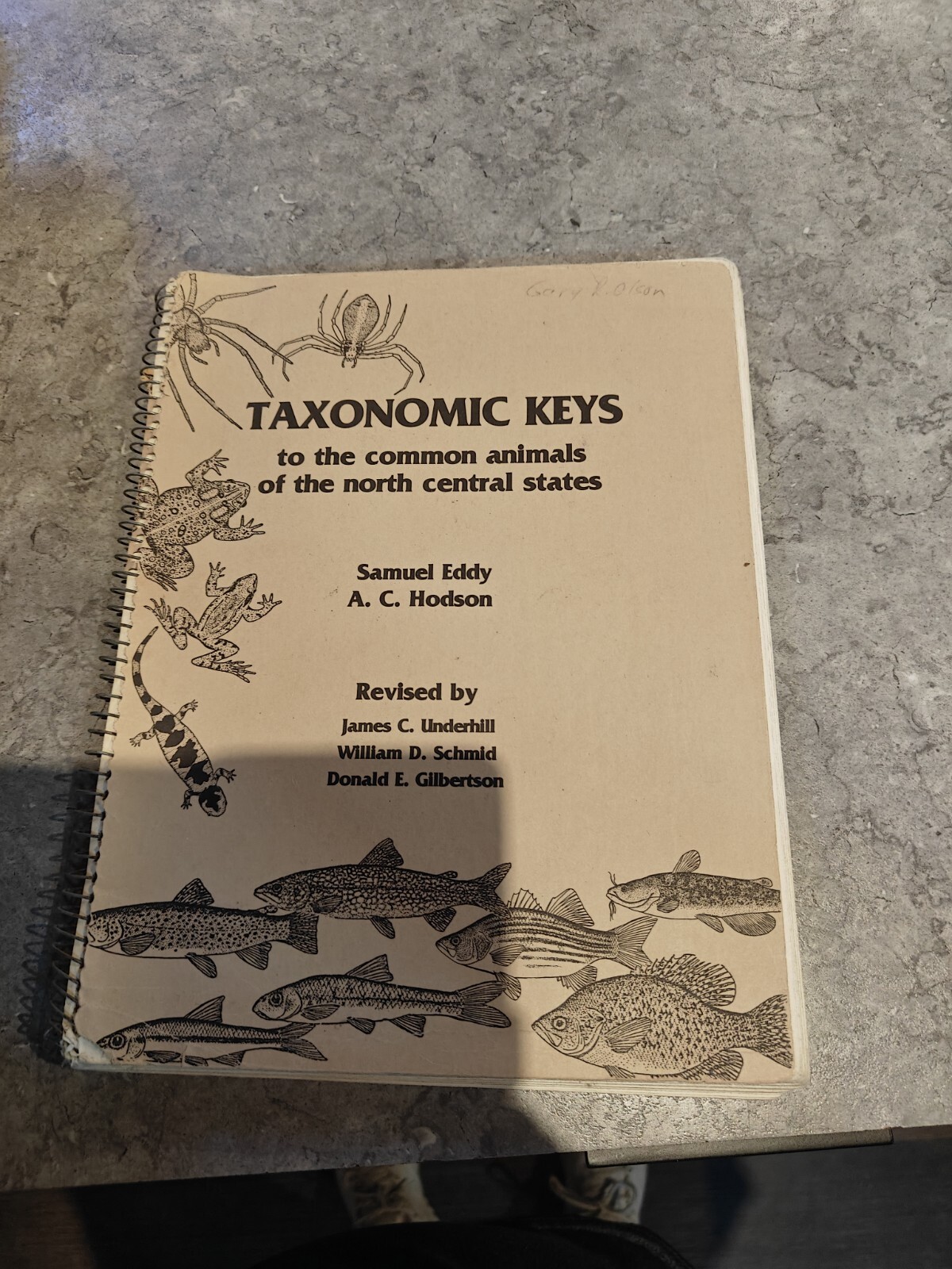 Taxonomic Keys by Samuel Eddy A.C. Hodson Softcover/Spiral