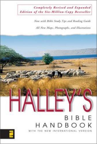 Halley&rsquo;s Bible Handbook with the New International Version – Hardcover – GOOD