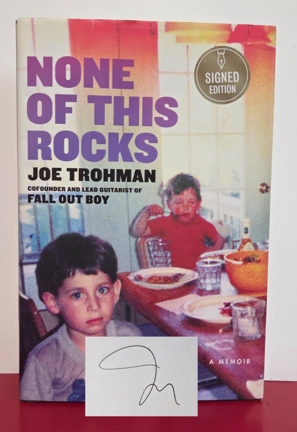 Signed None of This Rocks — Joe Trohman | 1st Edition 1st Printing HCDJ