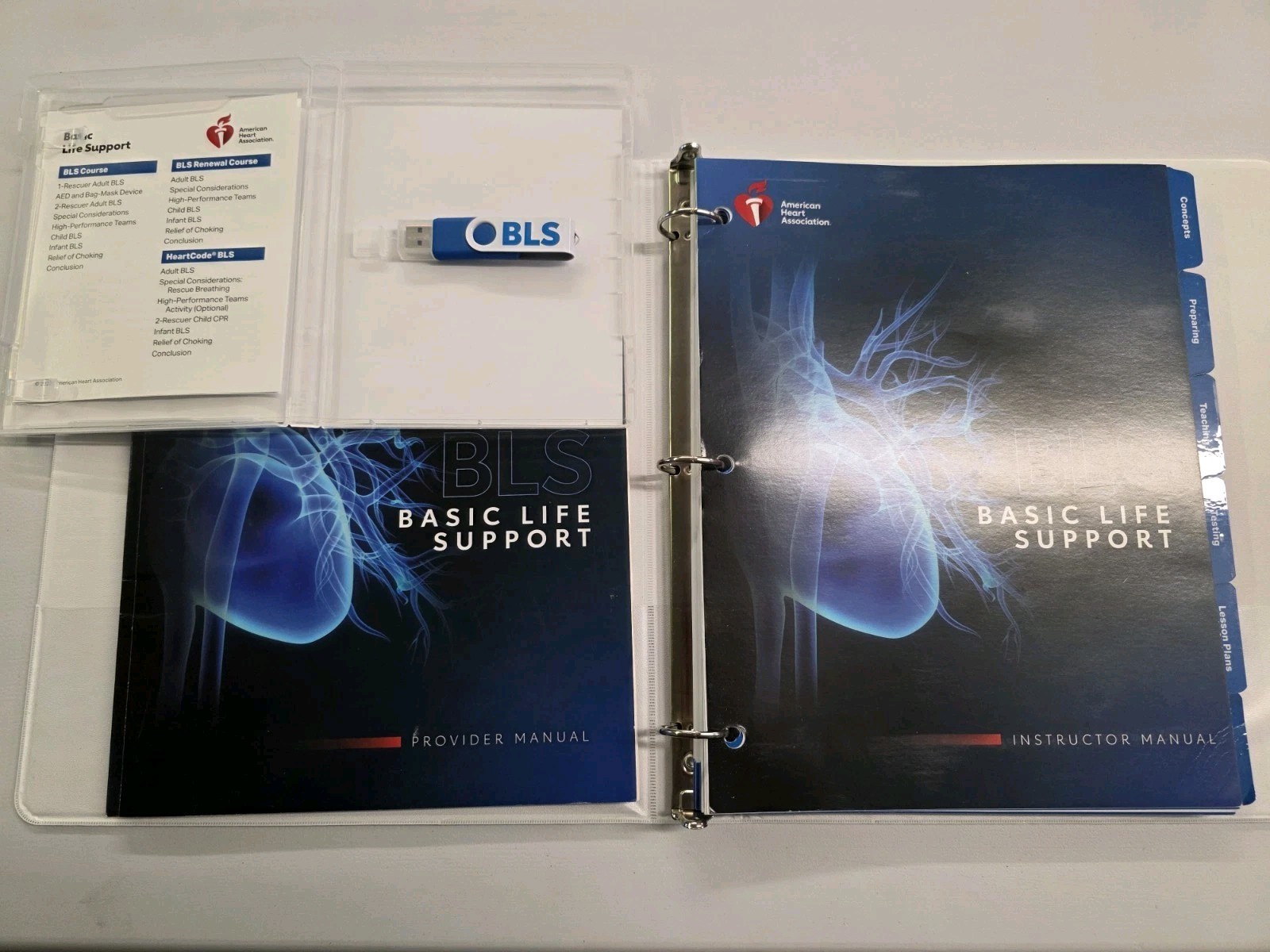 AHA 2020 BLS Instructor Manual, USB VIDEO & Provider Manual