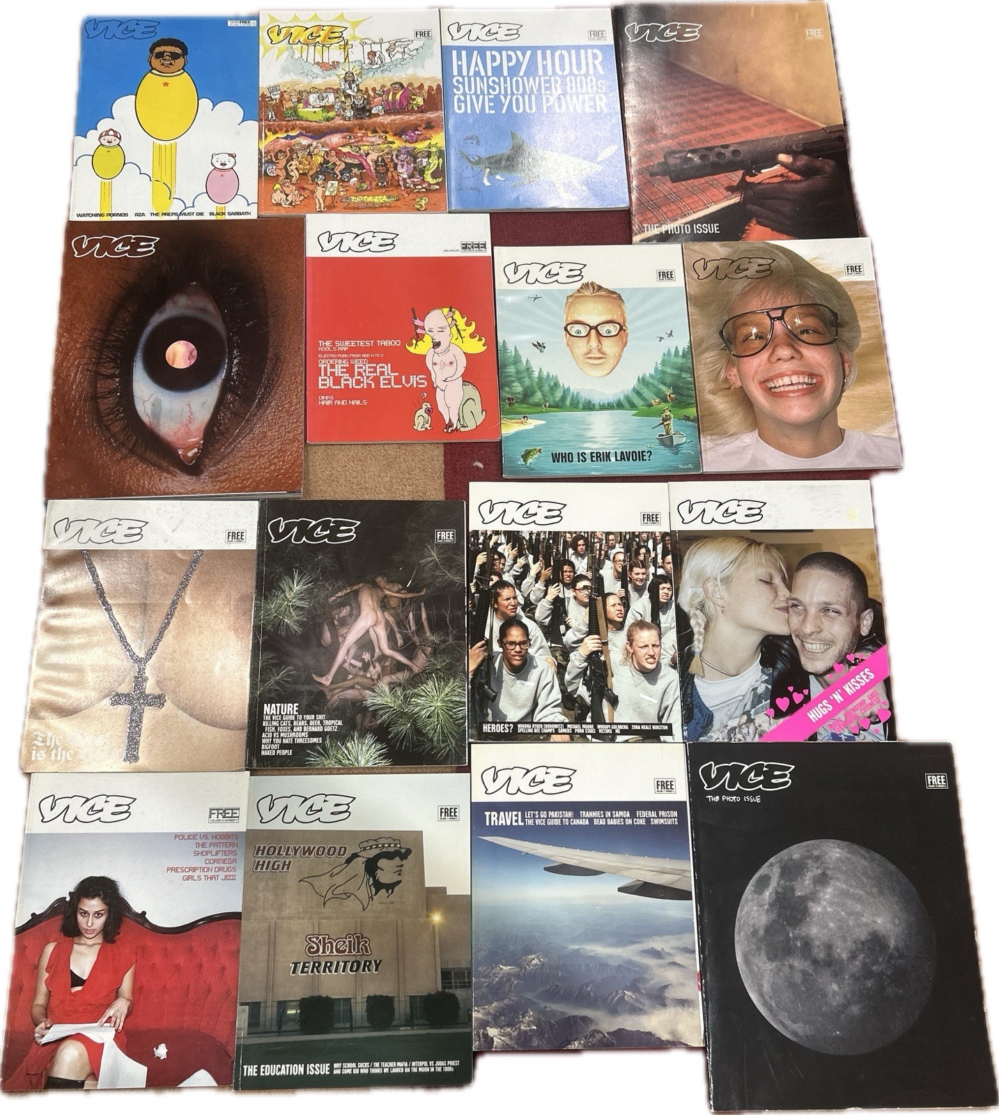 VICE Magazine Lot – 16 Issues – Art, Culture, Fashion, Politics (2010s) Rare