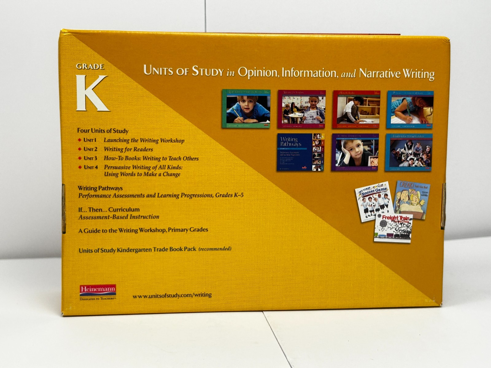Units of Study Opinion Information Narrative Writing Grade K by Lucy Calkins
