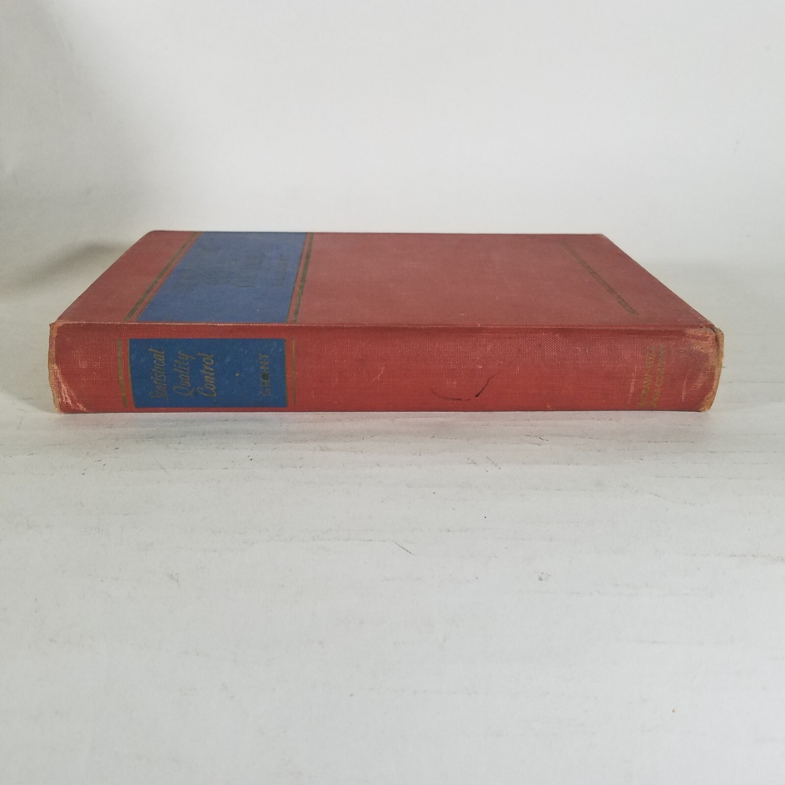 Statistical Quality Control Eugene L Grant 1946 HC 1st Edition Engineering Tech