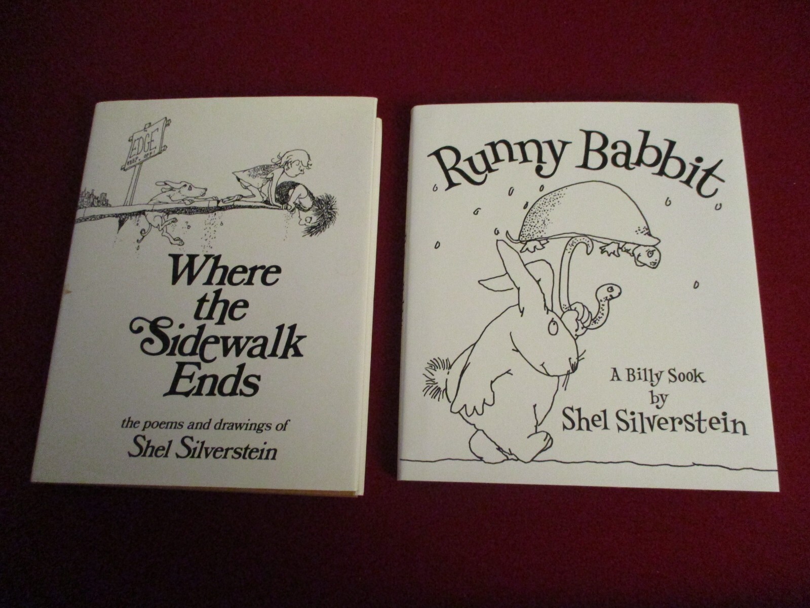 10 Shel Silverstein ~ Giving Tree ~ Light in the Attic ~ Where the Sidewalk Ends