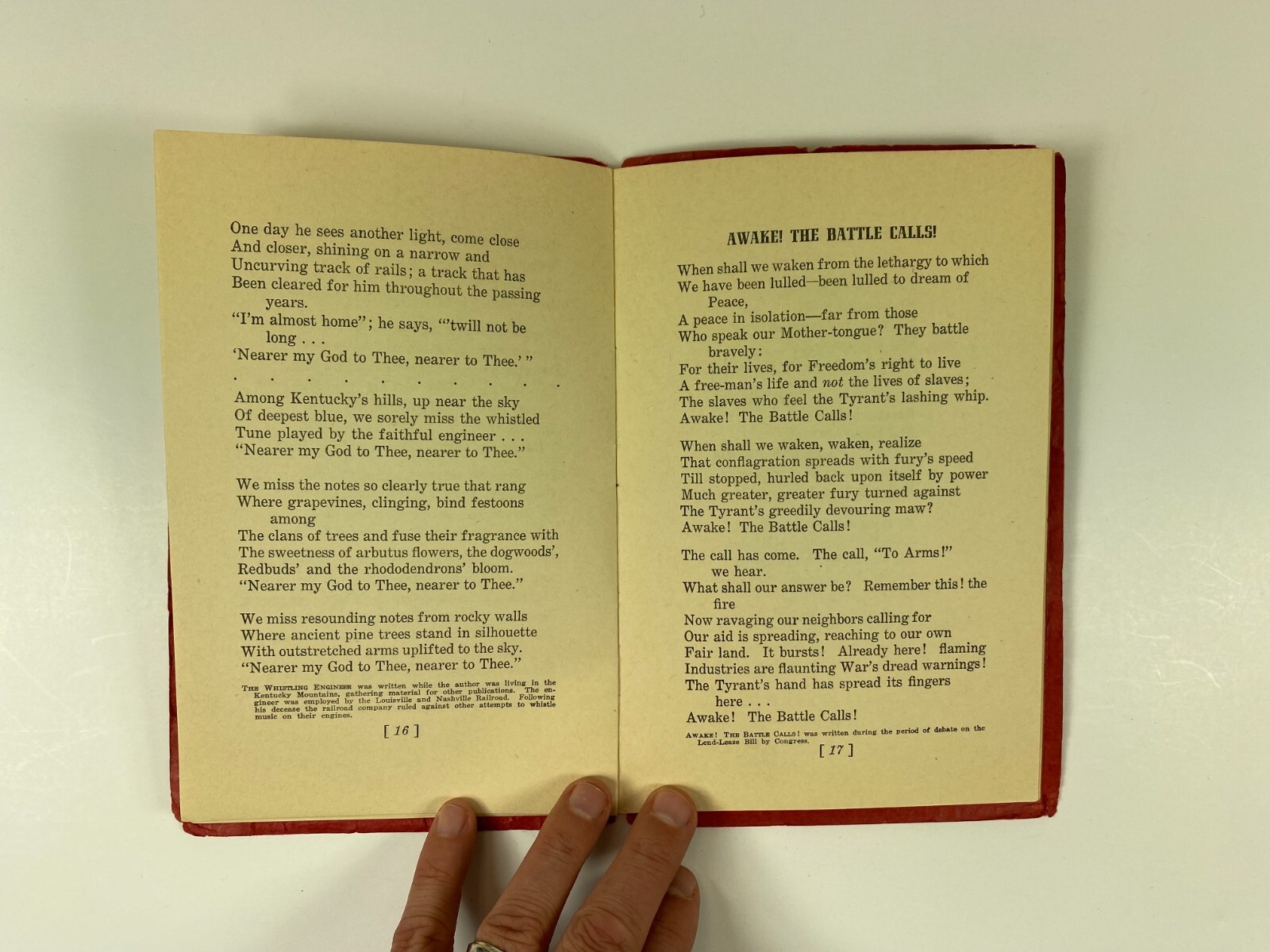 Signed 1945 Book Of WWII Poetry by M. Bishop – Keep Mother&rsquo;s Eyes A-Shining