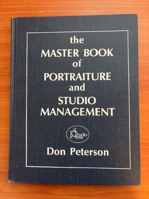 *Master Book Portraiture Studio Management* Peterson HC 1st Ed, 4th Print FINE