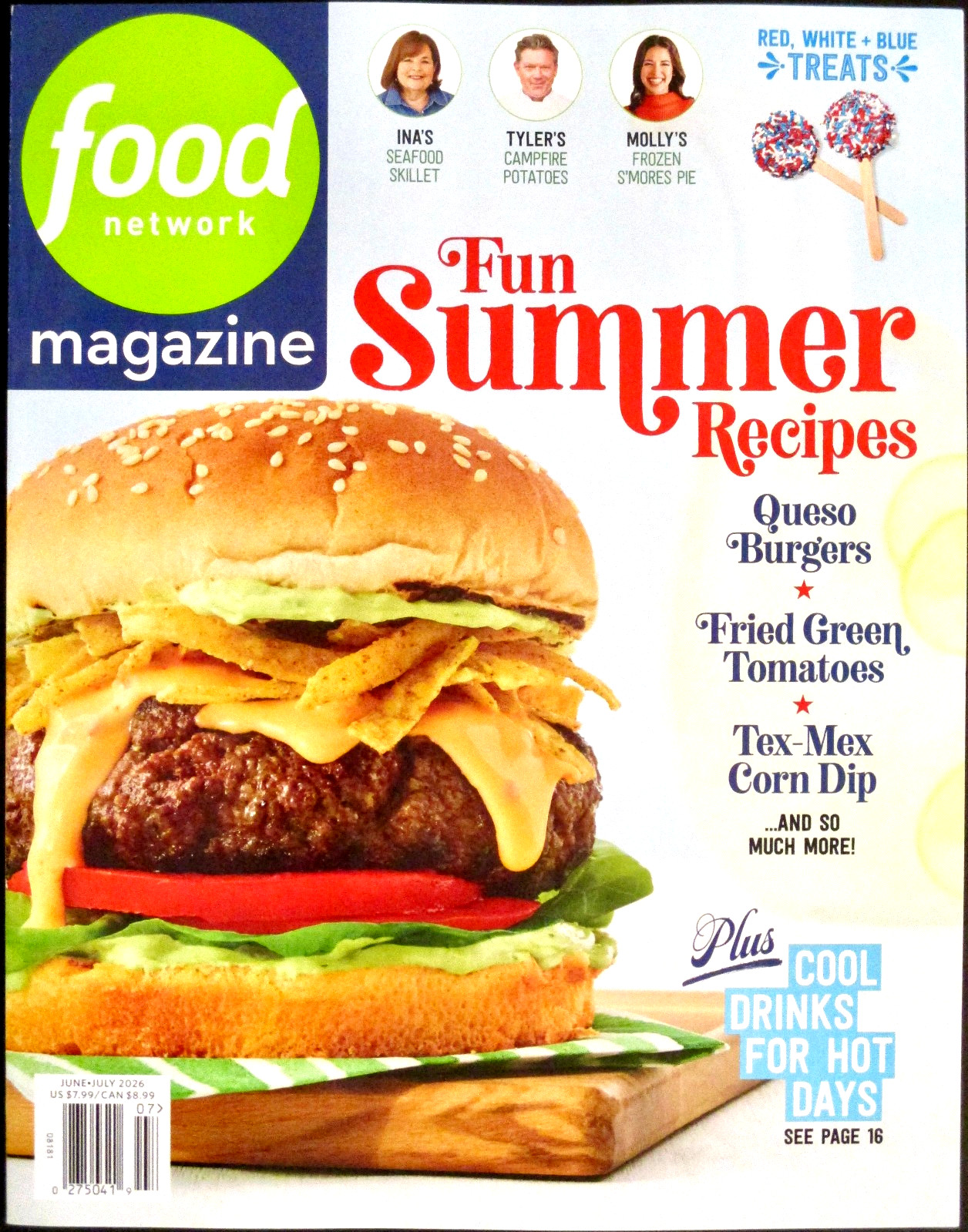 FOOD NETWORK MAGAZINE Fun Summer Recipes June/July 2026