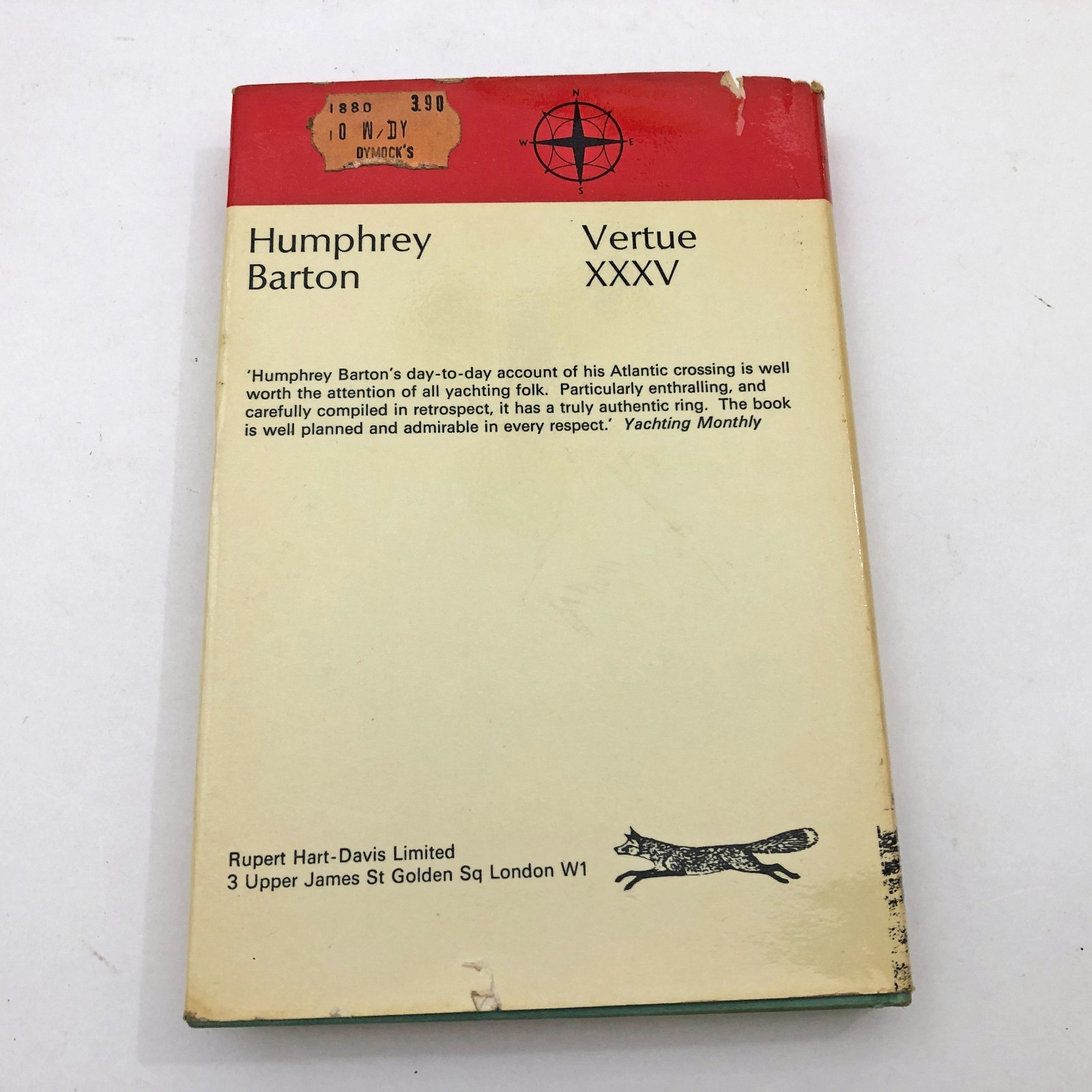 Vertue XXXV HBDC Mariners Library 1955 First Edition Humphrey Barton 180 pages
