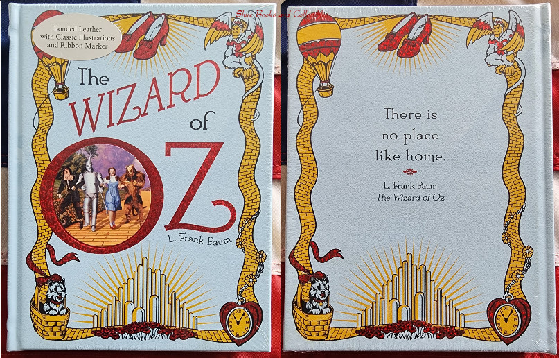 Set of 14 Bonded Leather Hardcover Children Books Peter Pan Alice Little Mermaid