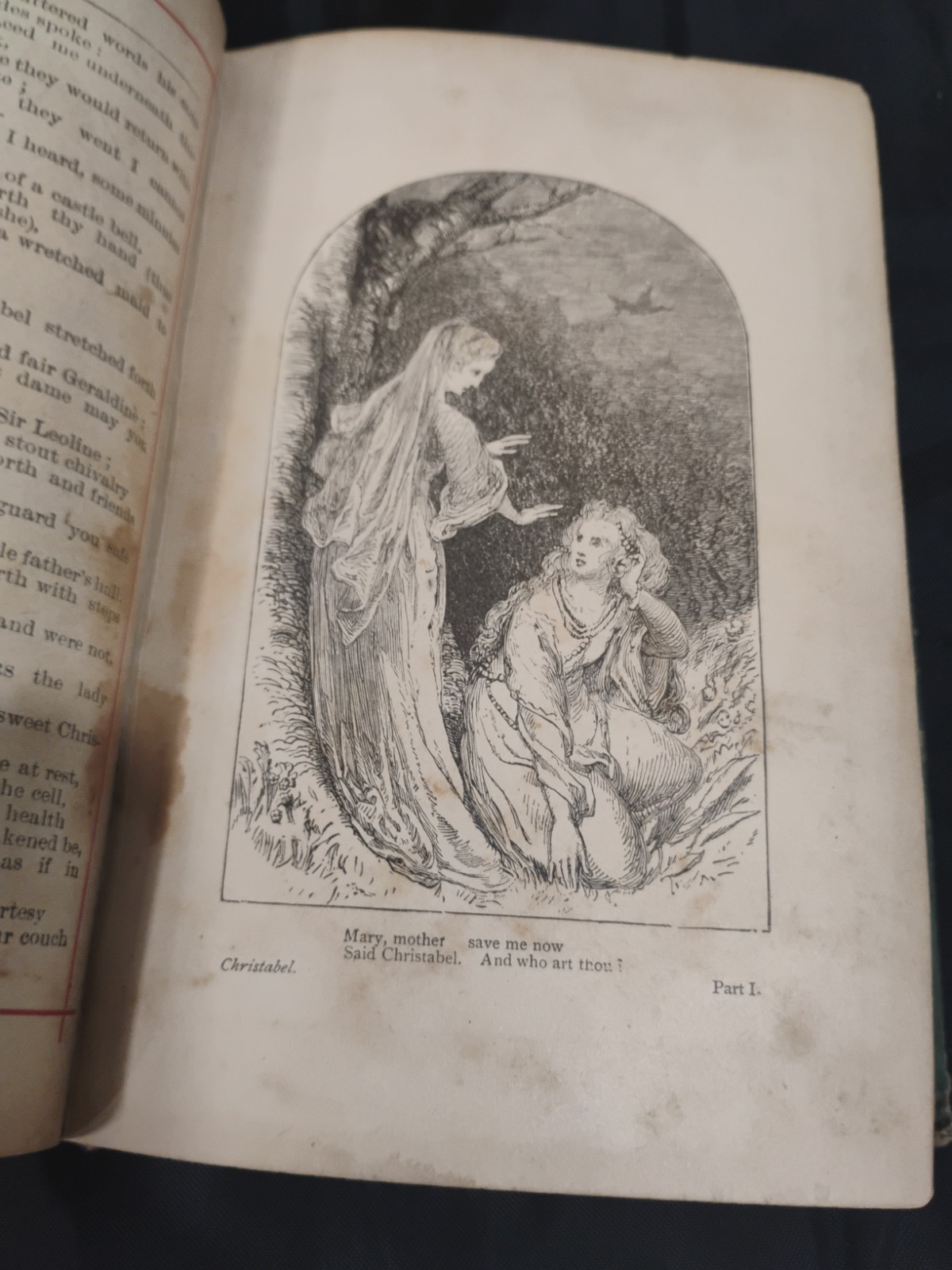Antique Coleridges Poems Printed By Belford, Chicago, Il. 600+ Pages