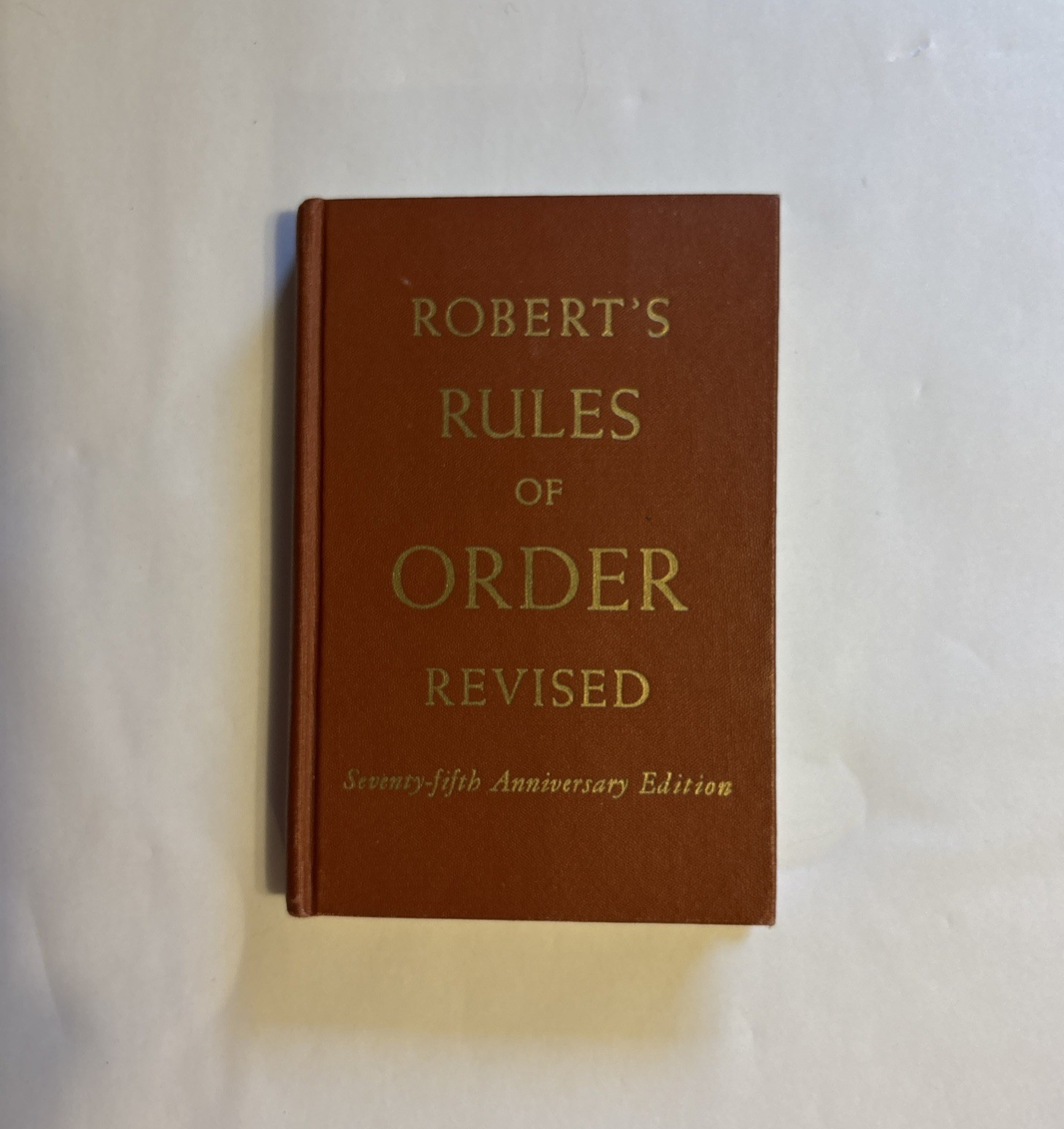 Robert&rsquo;s Rules of Order Revised 75th Anniversary Edition 1951 Small 4.25×6
