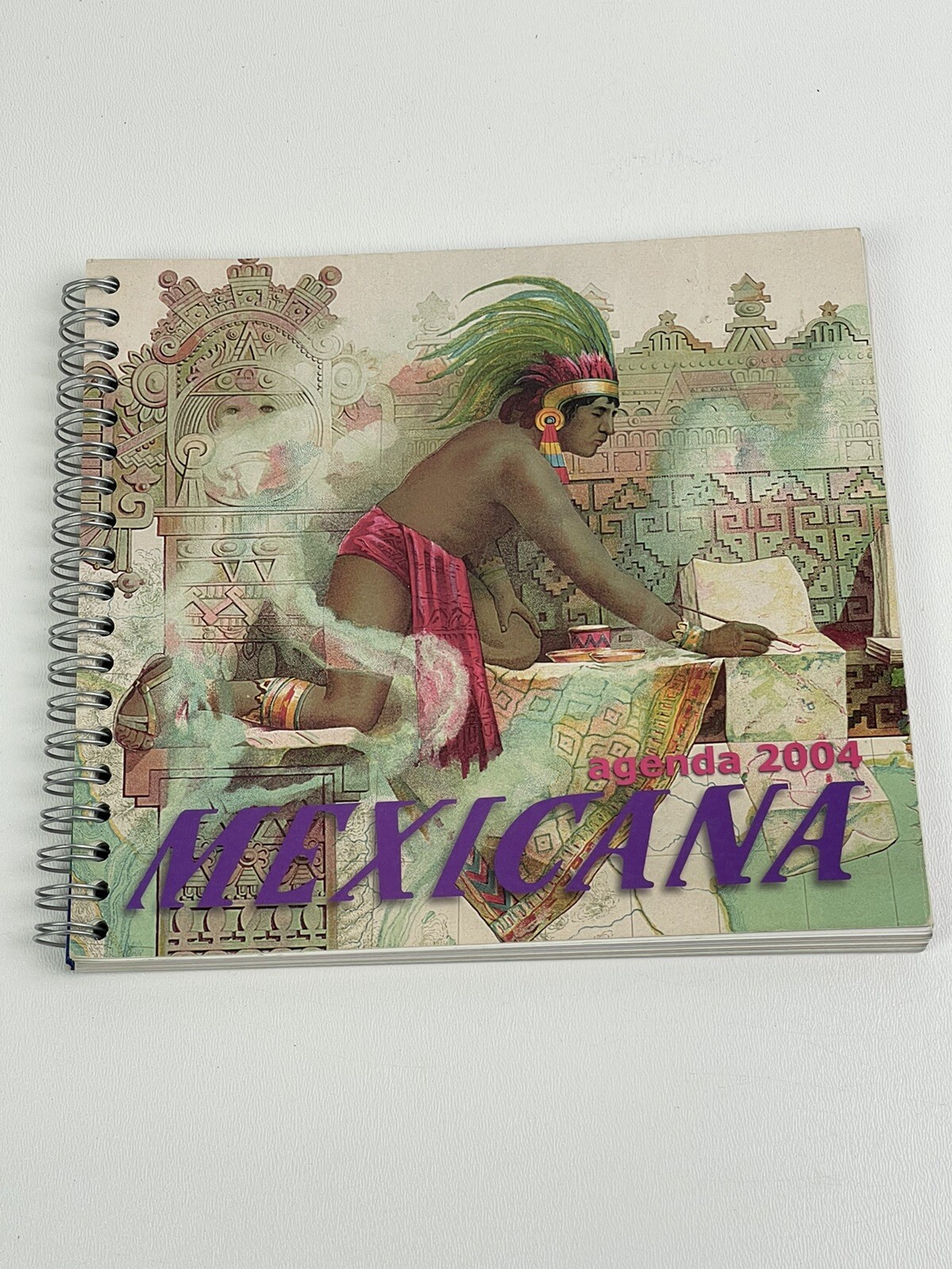Mexicana Artwork Desk Calendar 2004 Spiral Bound Softcover Same As 2032