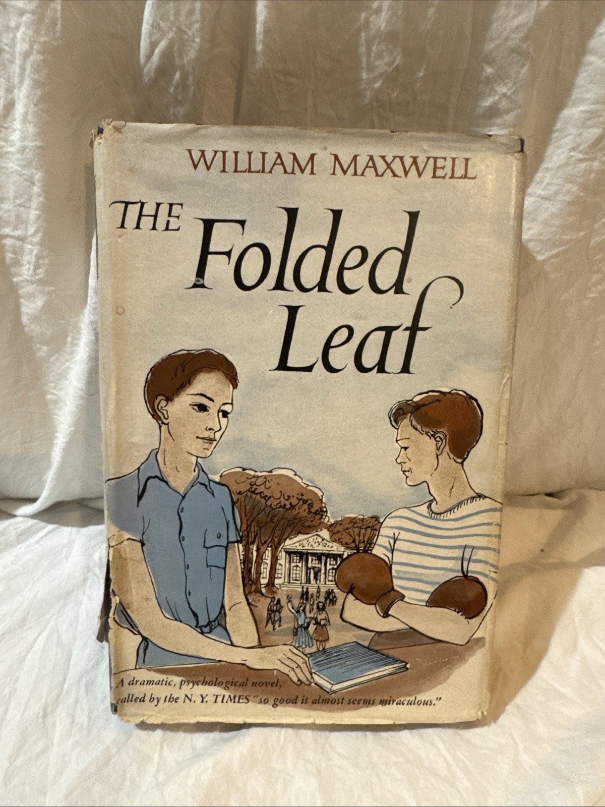 William Maxwell / The Folded Leaf « Forum Books First Printing » 1948 HC DJ