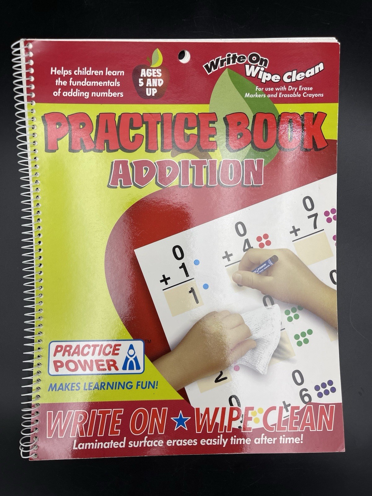 Practice Power Practice Book Addition Write on Wipe Clean