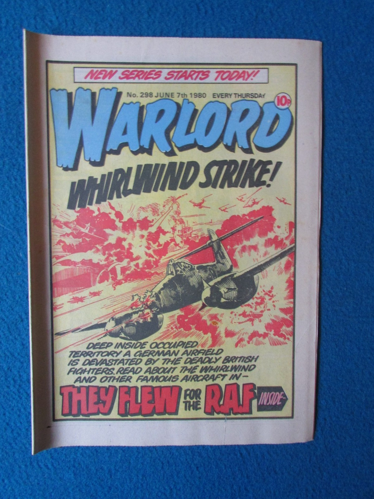 WARLORD COMIC ISSUE 298 – 7/6/80 – Vintage UK Comic