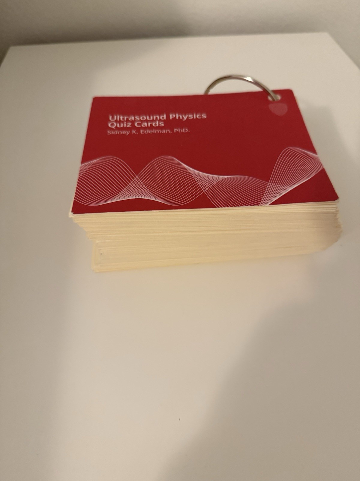 Sidney K. Edelman Ultrasound Physics Quiz Cards Ring-Bound Flashcards Advanced