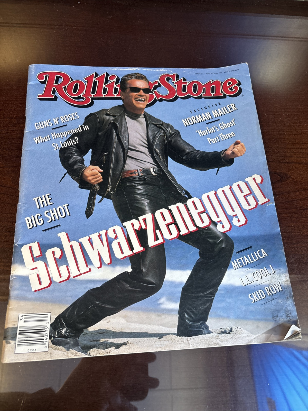 Rolling Stone Magazine Issue 611 August 22 1991 Arnold Schwarzenegger