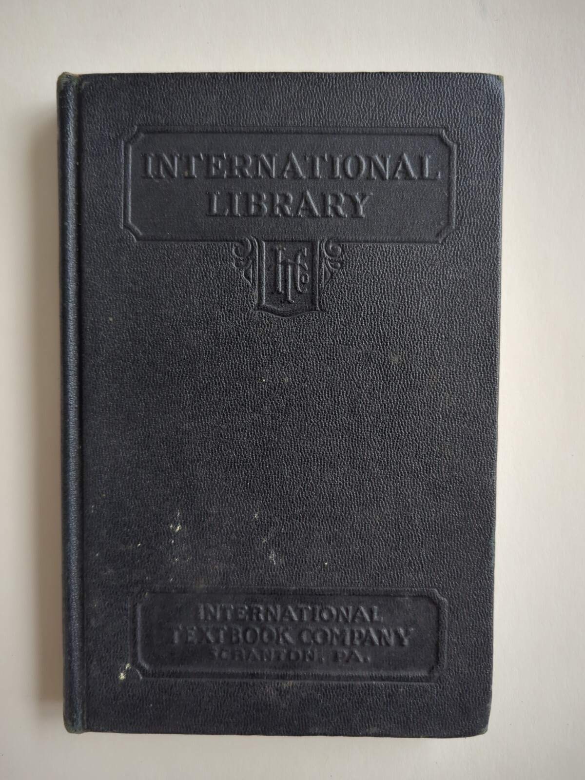 Plane Trigonometry ICS Staff Tables International Textbook Company Book #319C