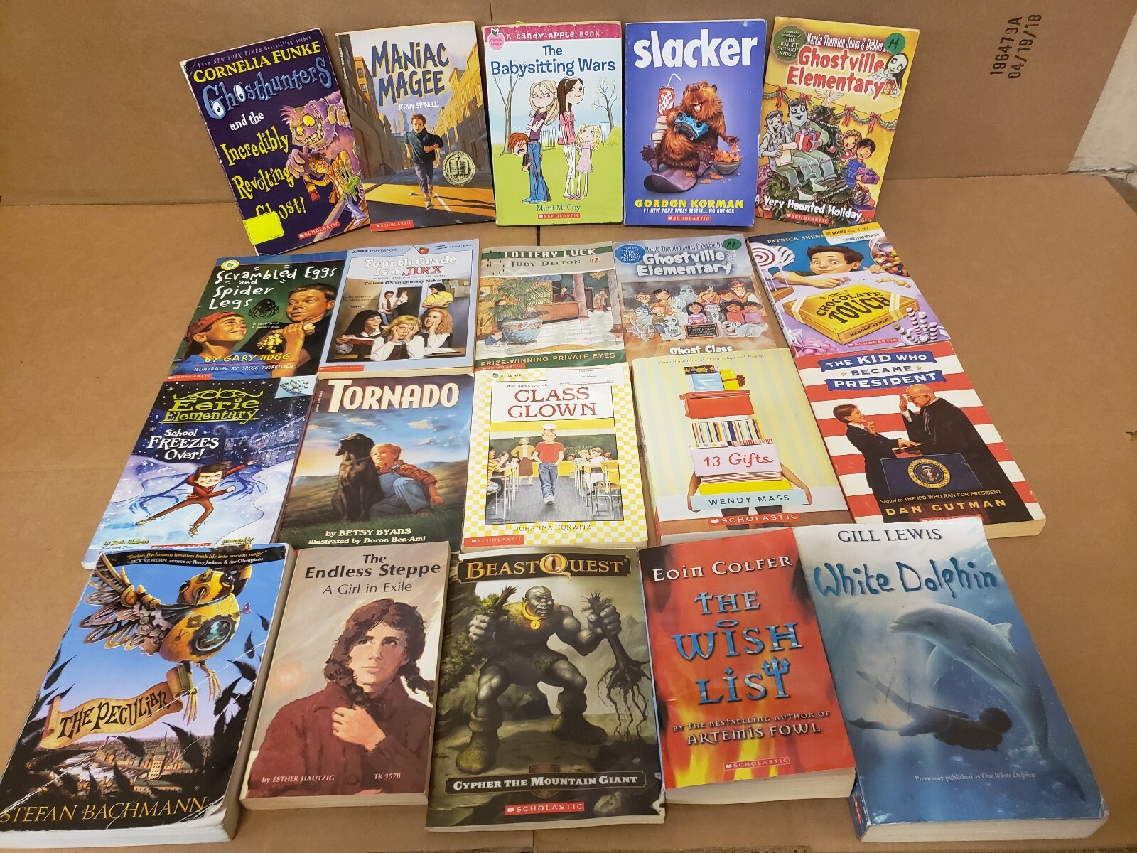 Lot of 10 Chapter ALL SCHOLASTIC Children Young RL 2-6 RANDOM UNSORTED BOOKS MIX