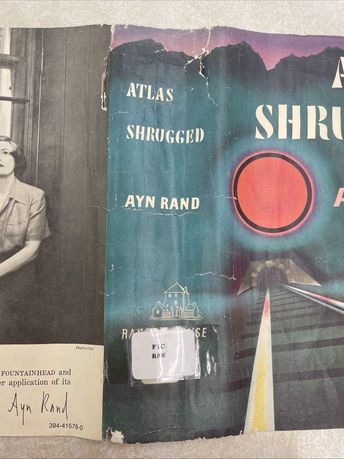 Atlas Shrugged by Ayn Rand First Edition 12th Printing w/ Original Dust Jacket