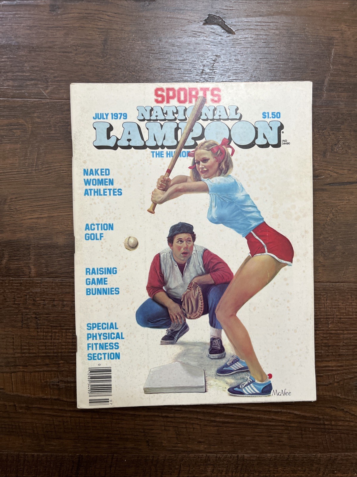 National Lampoon Magazine – July 1979 – Sports Humor, Women Athletes, VG, LB13