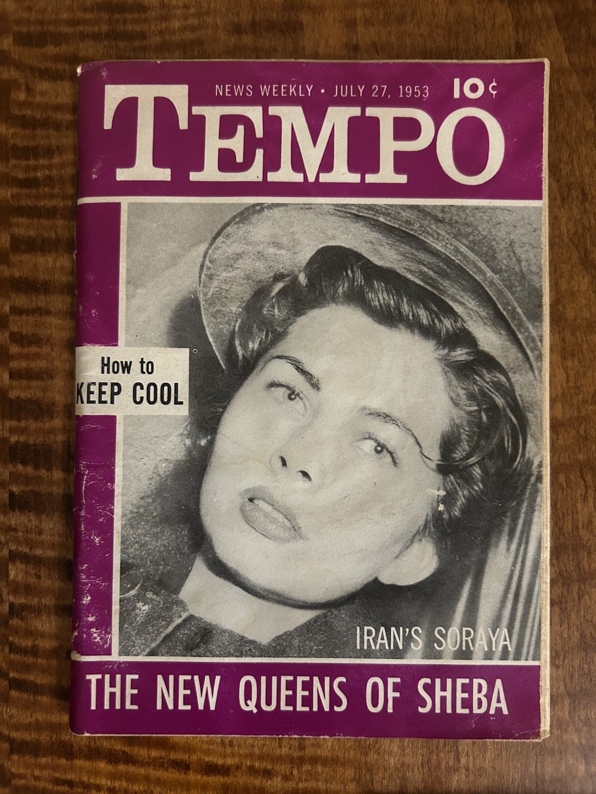 6 x 1950s Tempo Pocket Magazines News Tabloid Lot of 6 from 1953