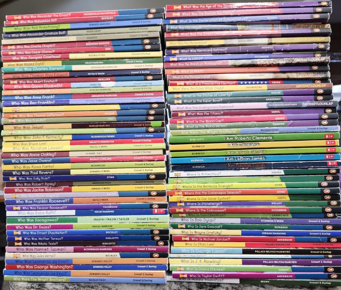 Lot 87 Who What Where Is/Was Who HQ Trade PB Books History Biography Kids
