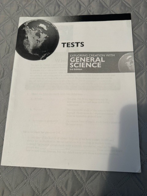 Exploring Creation With General Science by Sherri Seligson & Solutions & Tests