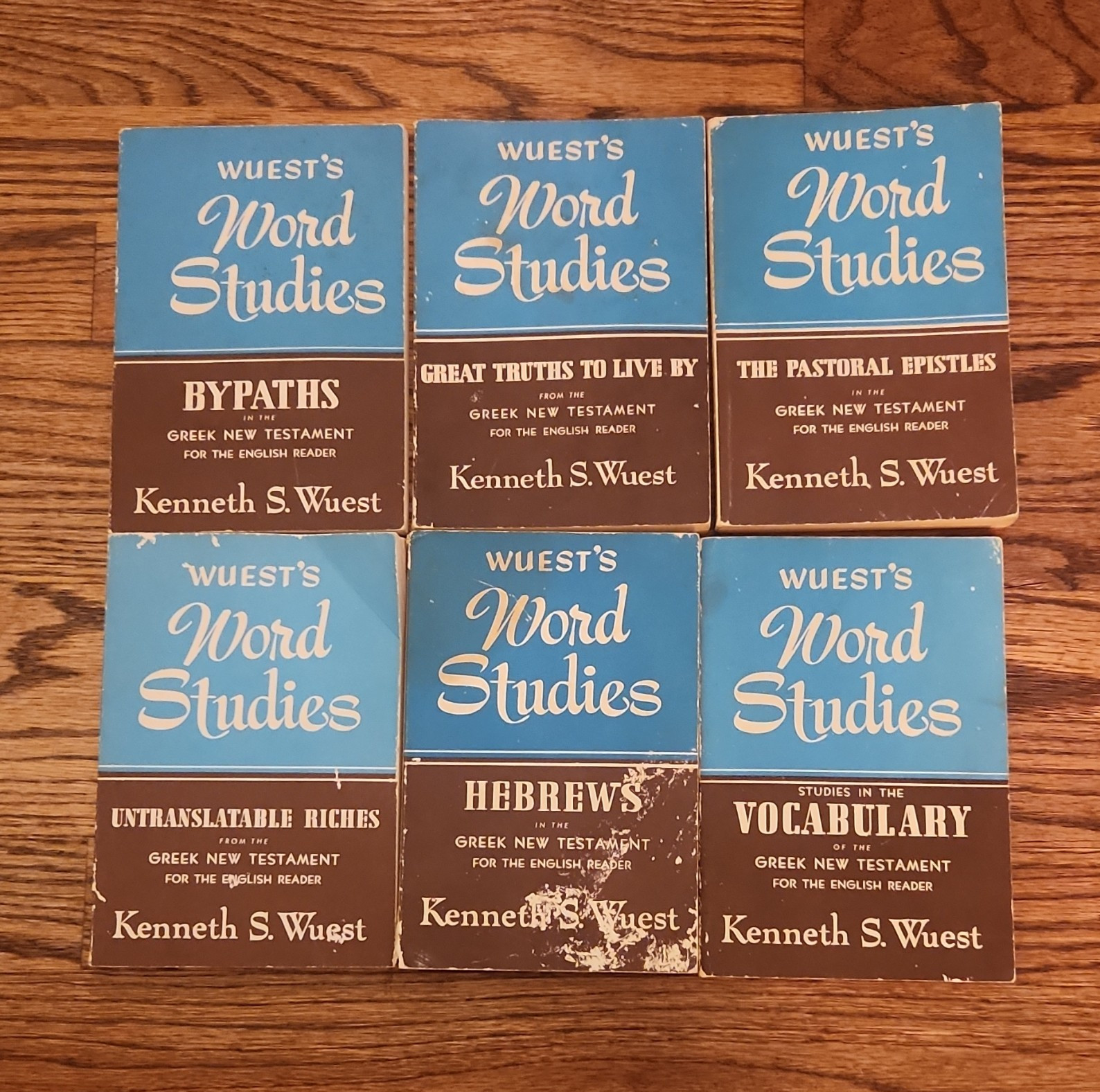 Kenneth S. Wuest Wuest&rsquo;s Word Studies Greek NT 6-Book Lot Eerdmans 1945