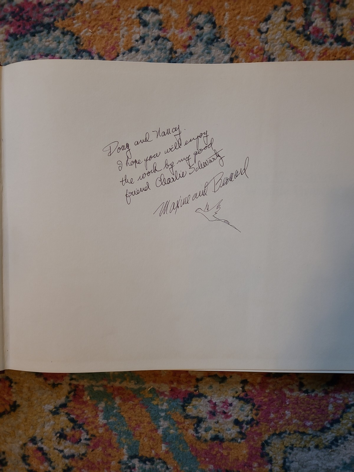 Charles W. Schwartz – WILDLIFE DRAWINGS – First Edition 1980 Dust Jacket Sketch