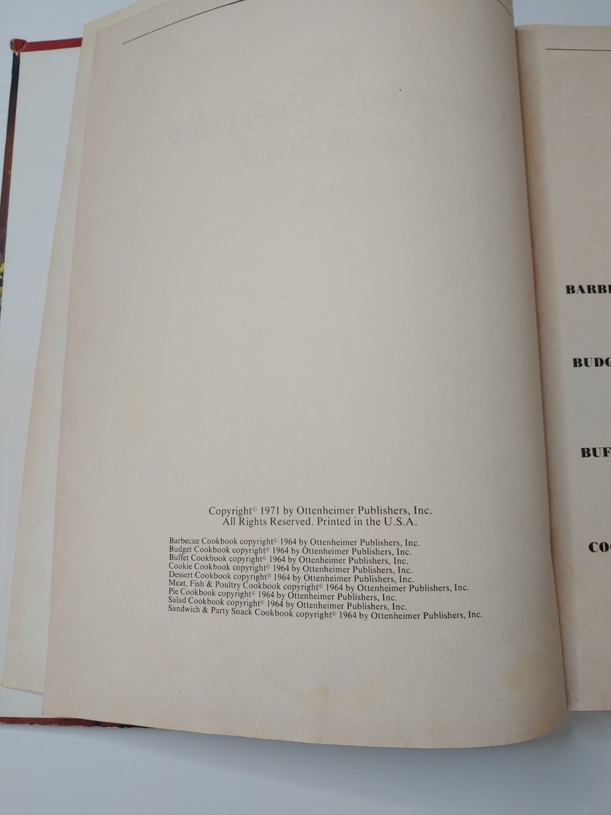 The complete everyday cookbook 1971 edition 480 pages of recipes
