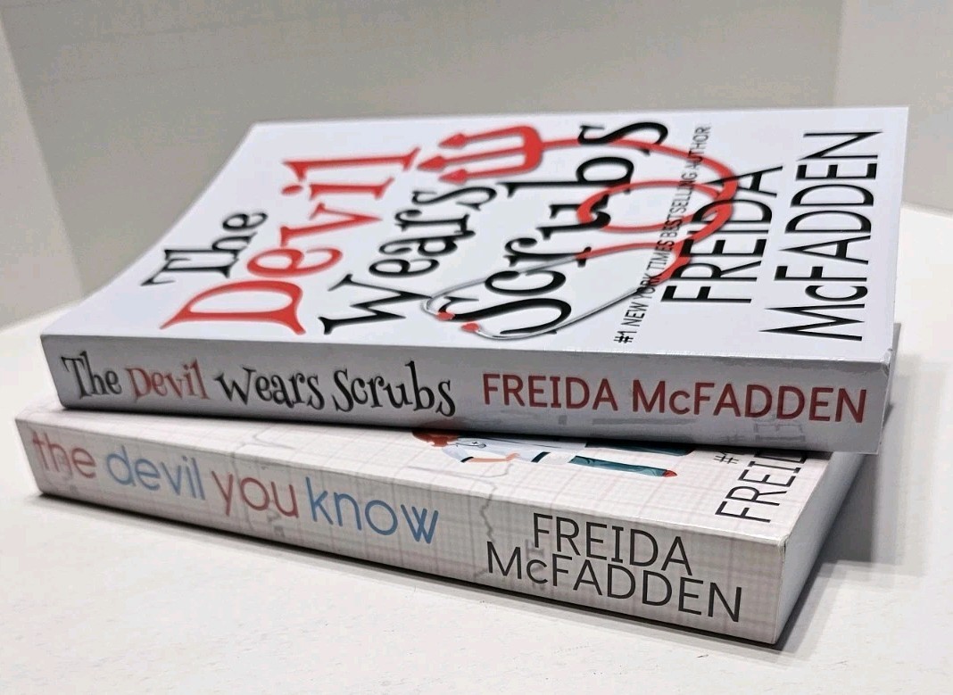 Freida McFadden The Devil You Know & The Devil Wears Scrubs Dr. Jane Mcgill NEW