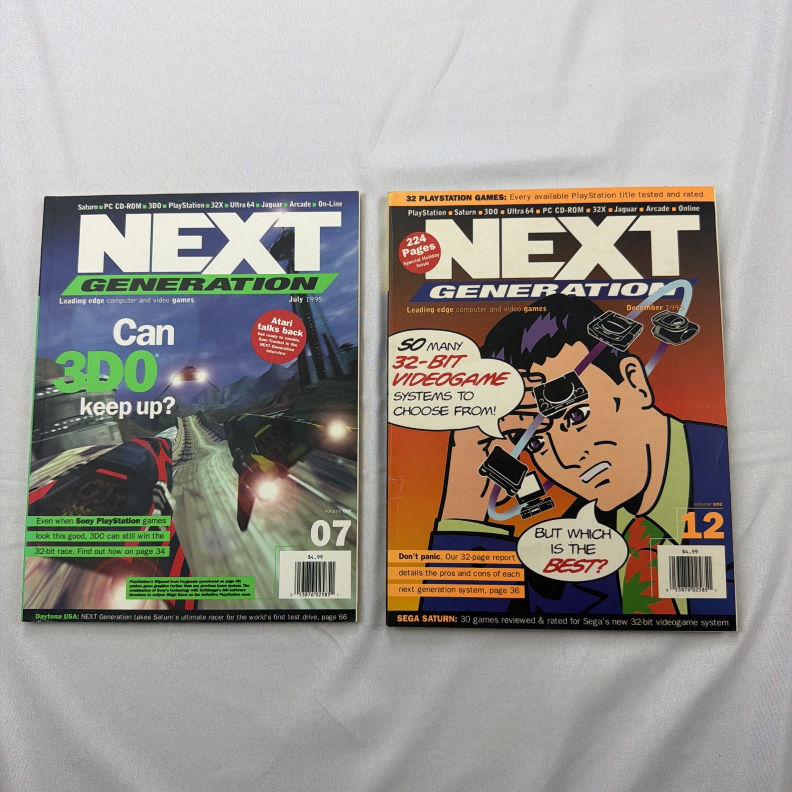 Vintage Next Generation Magazine Lot of 2 Issues From 1995