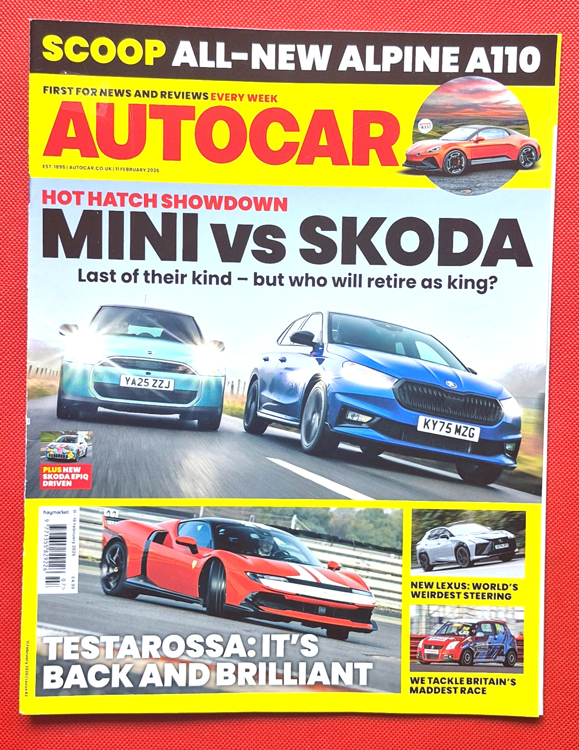 Autocar 11 Feb 2026 – MINI COOPER S v SKODA FABIA 130 – TOLEMAN ENGINEERING 205