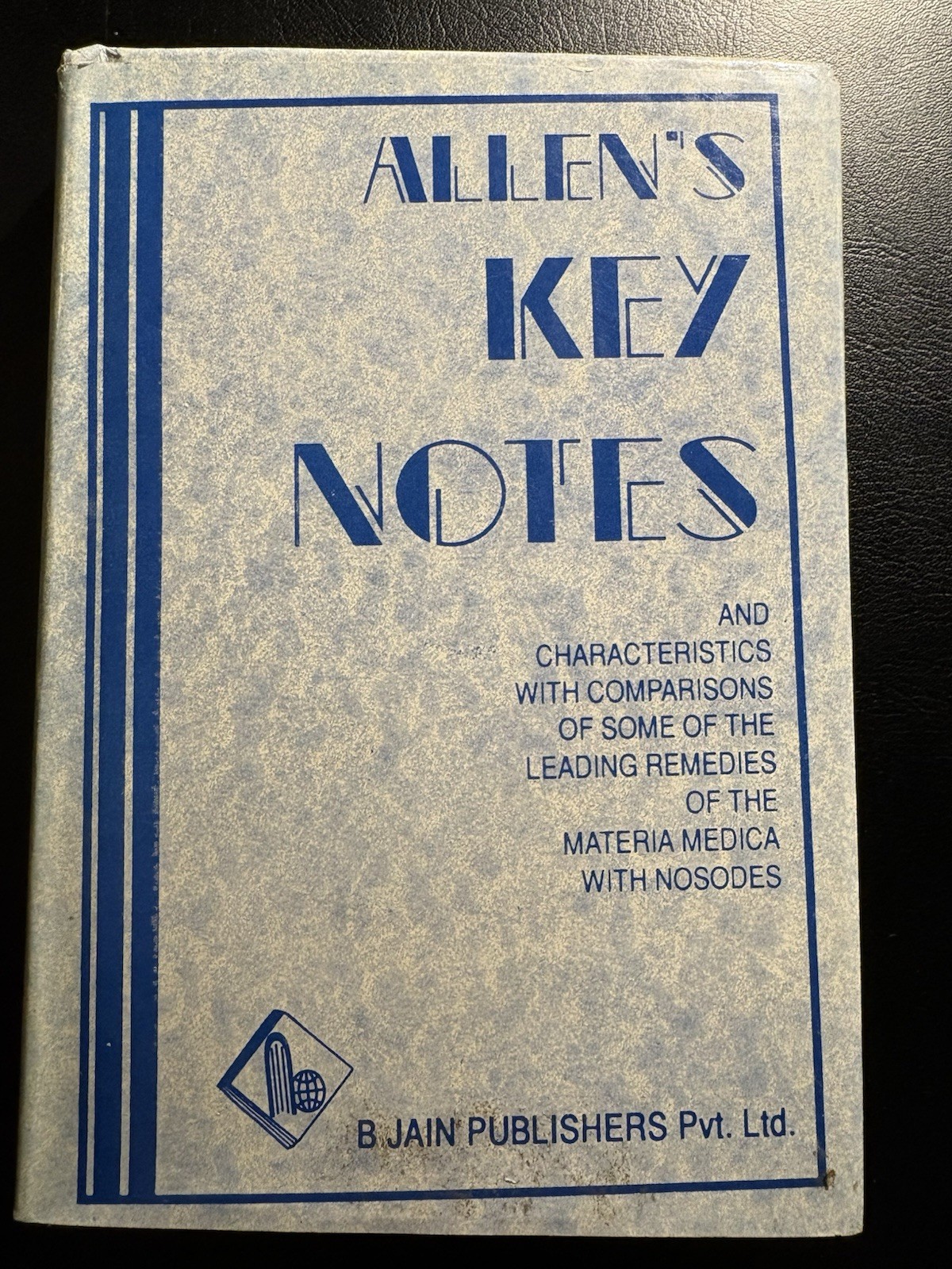 Allens Keynotes H C Allen Homeopathy Materia Medica Remedies Reference 1996