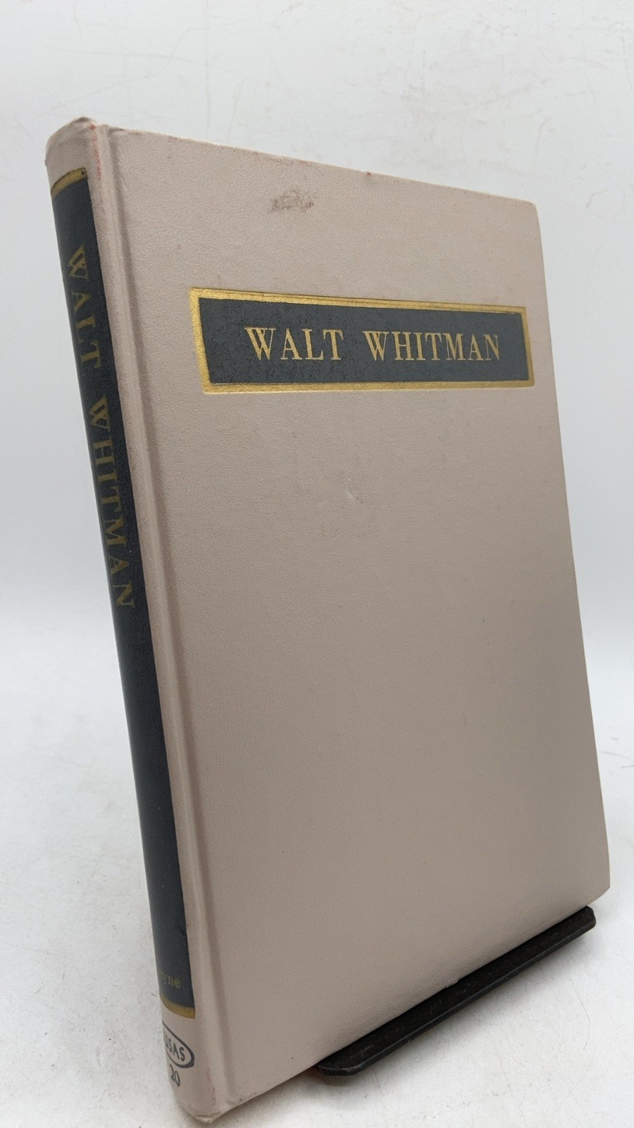 Walt Whitman James E. Miller, Jr. Hardcover 1962