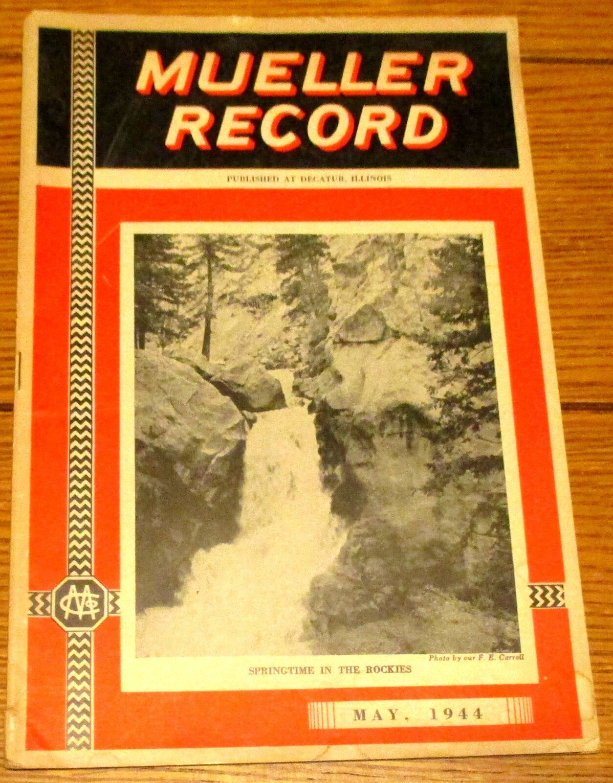 1944 Mueller Record Magazine May Issue 32 Pages With Five fighting Generals