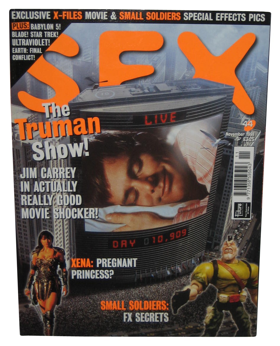 SFX Europe Sci-Fi November 1998 Magazine Book – (The Truman Show Cover)
