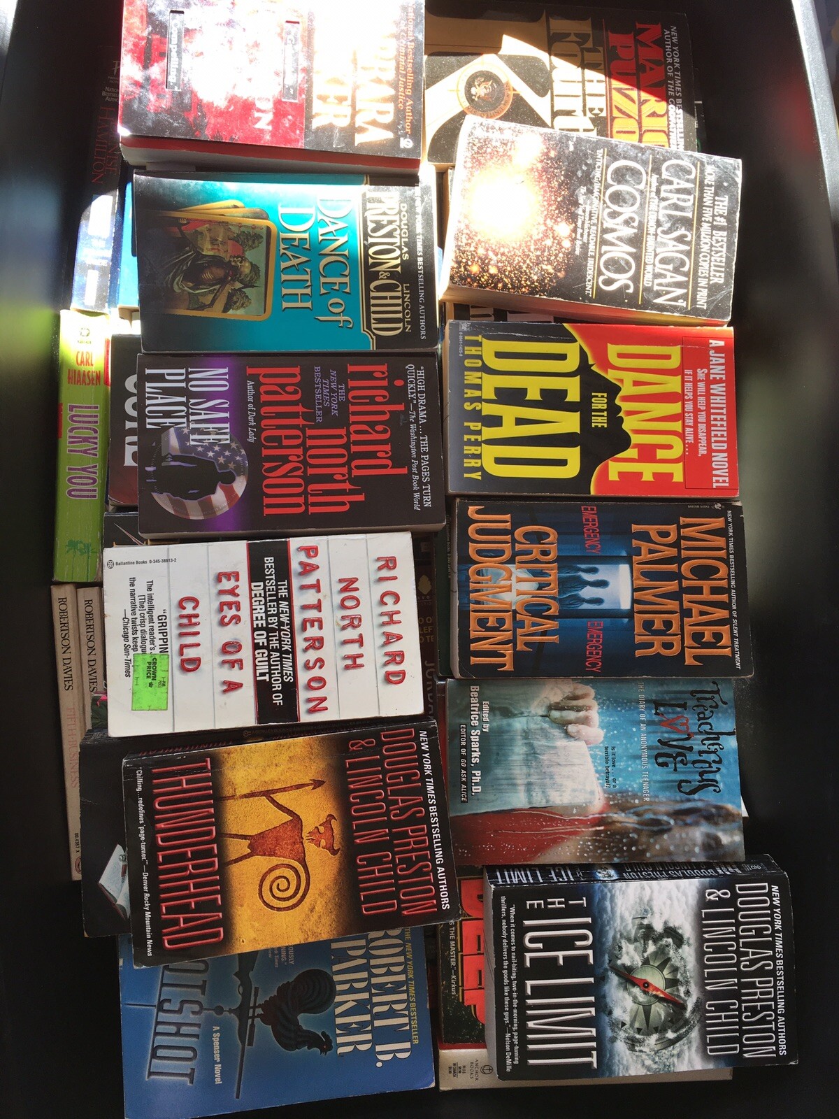 Mix Lot Of 10 Suspense Crime Mystery Thriller Fiction Paperback Books Random