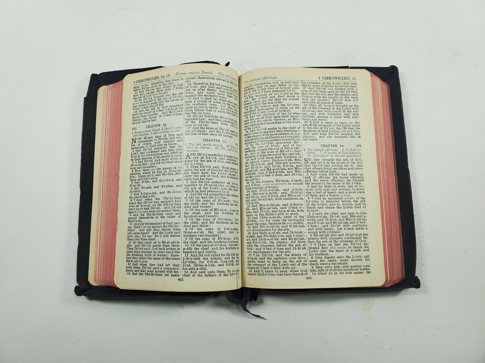 Holy Bible King James Version Self Pronouncing John C. Winston Vintage