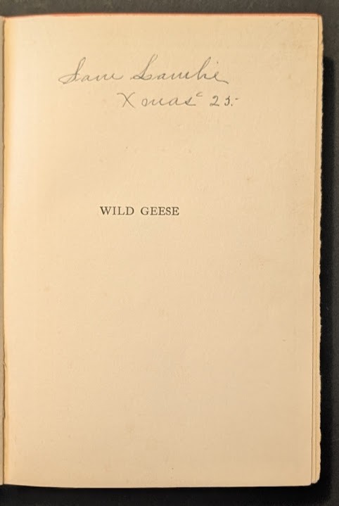Wild Geese Martha Ostenso 1925 True 1st Edition 1st Printing Dodd Mead Hardcover
