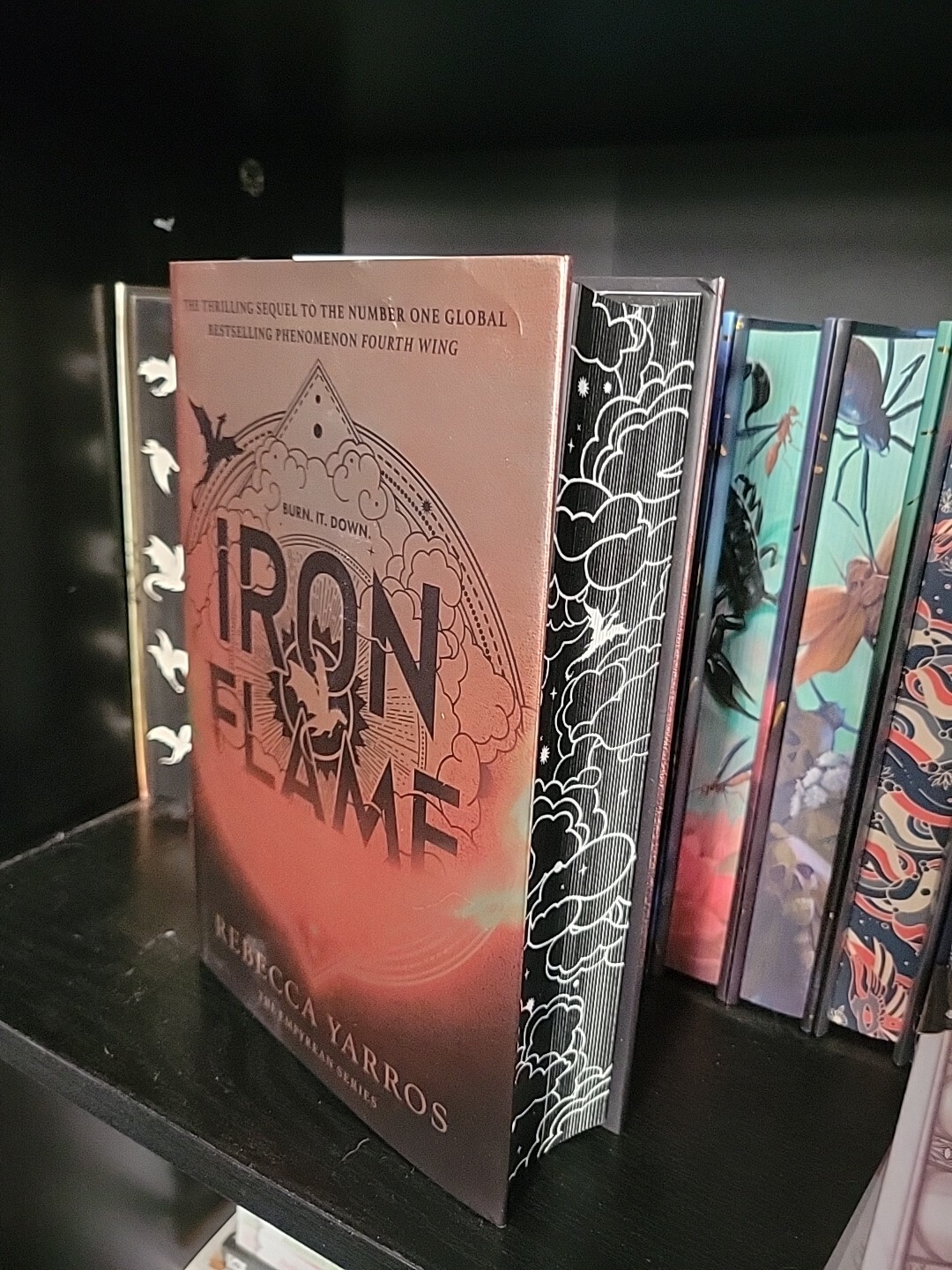 Iron Flame Rebecca Yarros ANZ Edition HC Sprayed Edges NEW