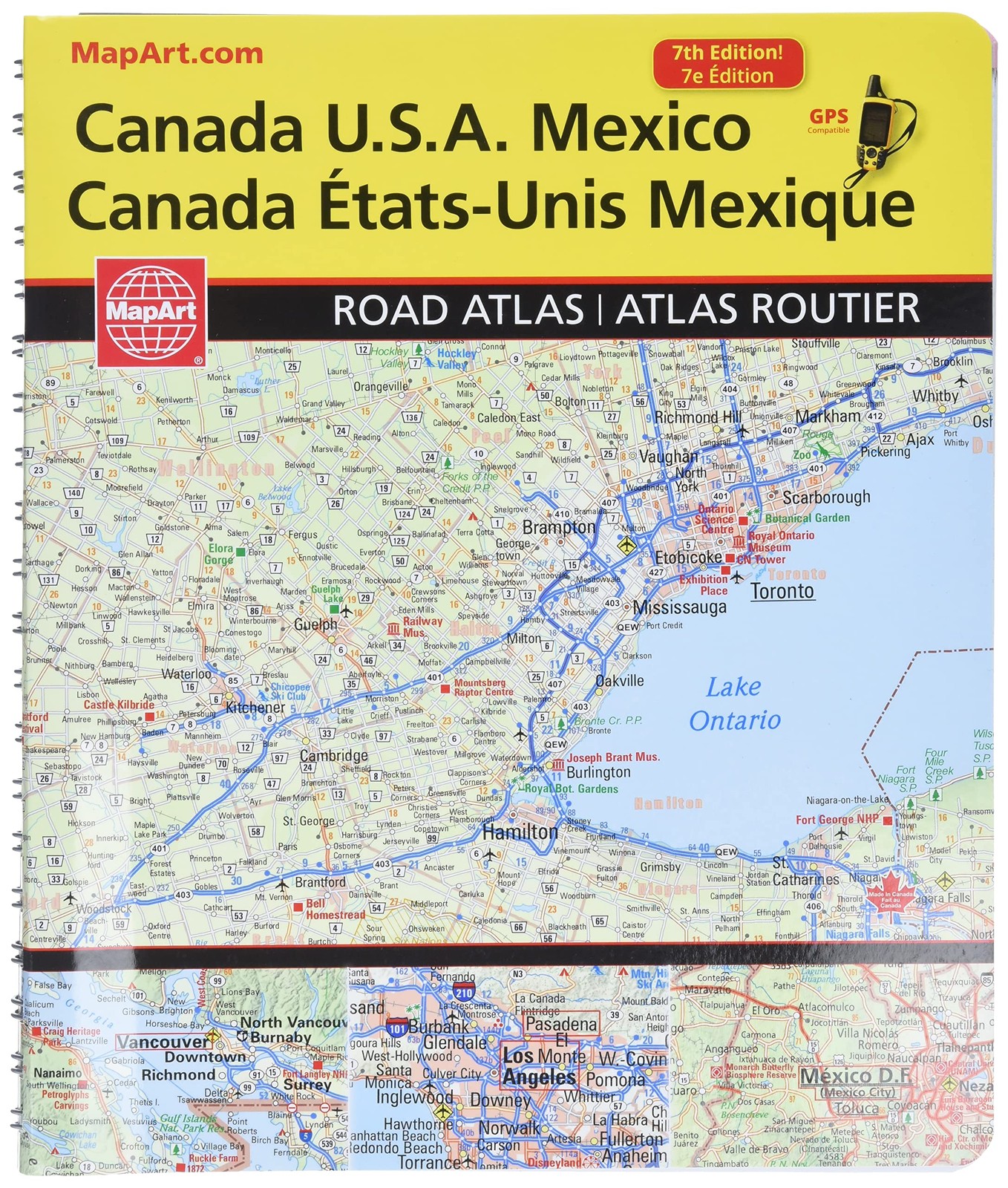 Canada USA Road Atlas – ring_bound mapart|MapArt|MapArt Publishing