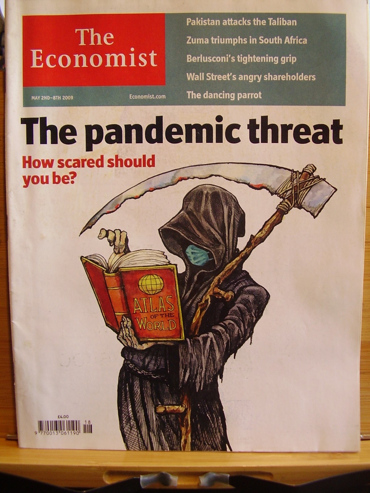 THE ECONOMIST MAGAZINE MAY 2009 THE PANDEMIC THREAT HOW SCARED SHOULD YOU BE ?