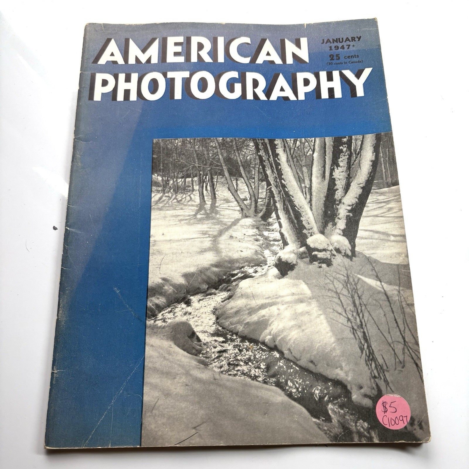 Vtg AMERICAN PHOTOGRAPHY Publication Jan 1947 .25 Awesome Pictures & Instruction