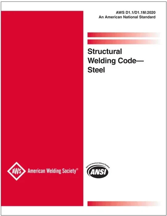 AWS D1.1/D1.1M:2020 – 24th Edition, 2020 STRUCTURAL WELDING CODE – 9781643220871