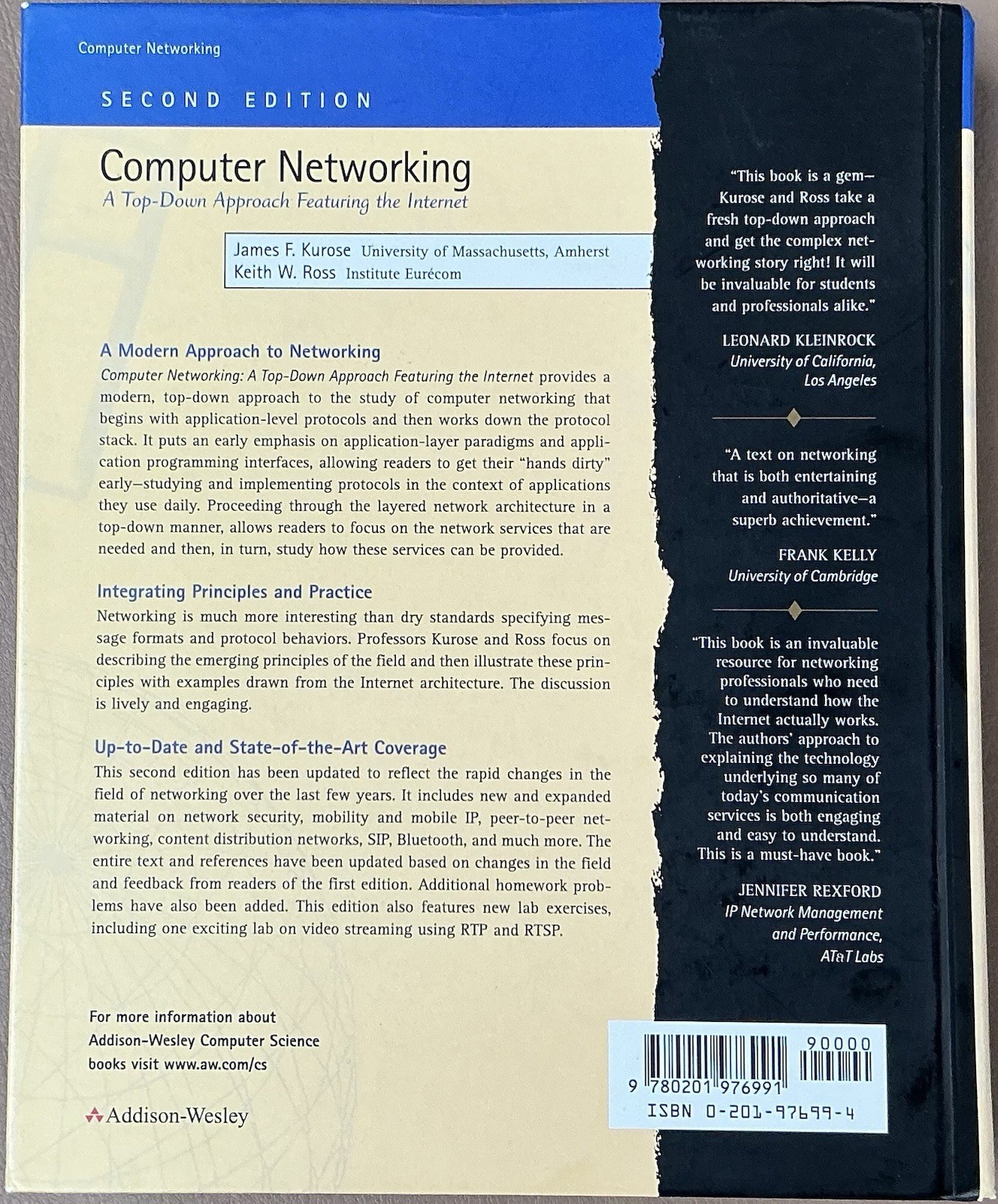 Computer Networking : A Top-Down Approach Featuring the Internet by James F….