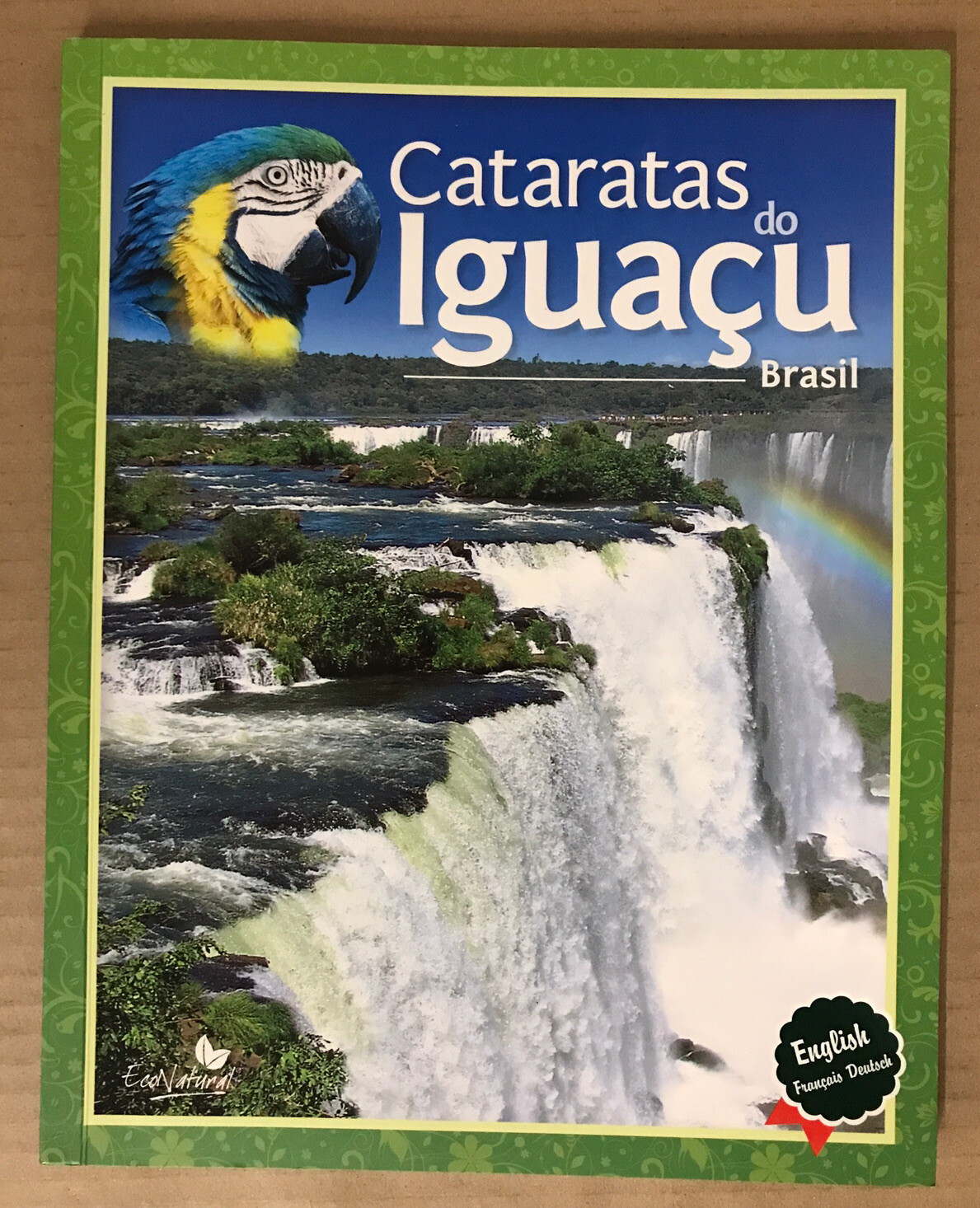 Cataratas do Iguaçu Brasil – POSTCARDS within a softcover book -ENG / FRE / DEU