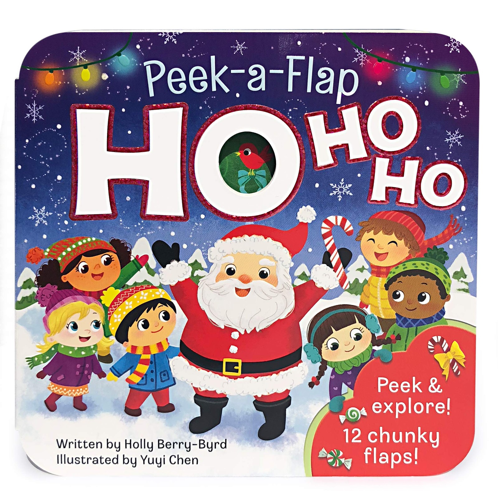Ho Ho Ho! Christmas Lift-a-Flap Board Book for Kids Ages 0-4 (Peek a Flap) (…