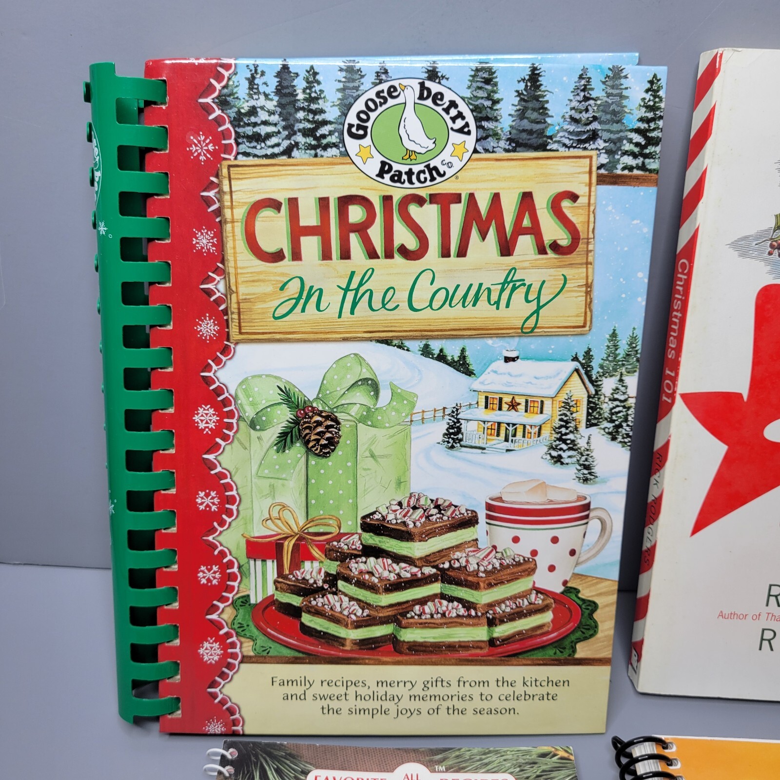 Lot Of 4 Christmas GOOSEBERRY PATCH, Santa&rsquo;s Holiday Treats, Eagle Brand Favs